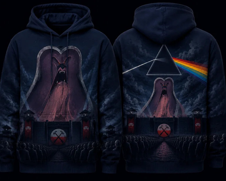 Pink Floyd Midnight Prism Hoodie — front view