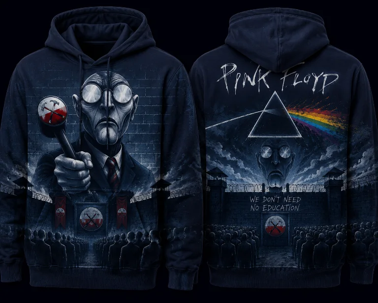 Pink Floyd Echoes Screaming Hoodie — front view