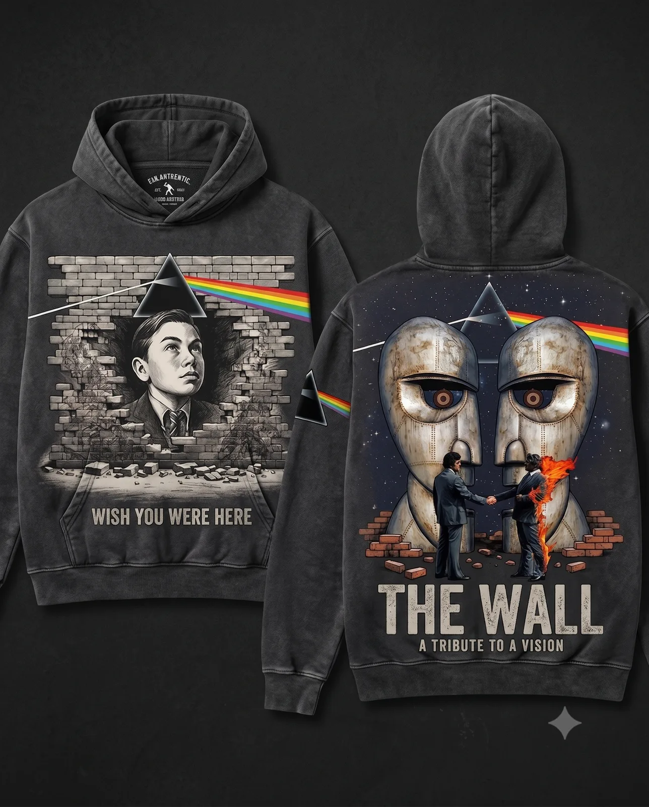 Pink Floyd Beyond The Wall Hoodie — front view