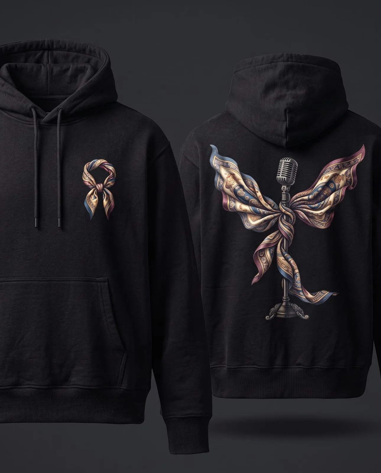 Aerosmith Silk & Feedback Hoodie — front view